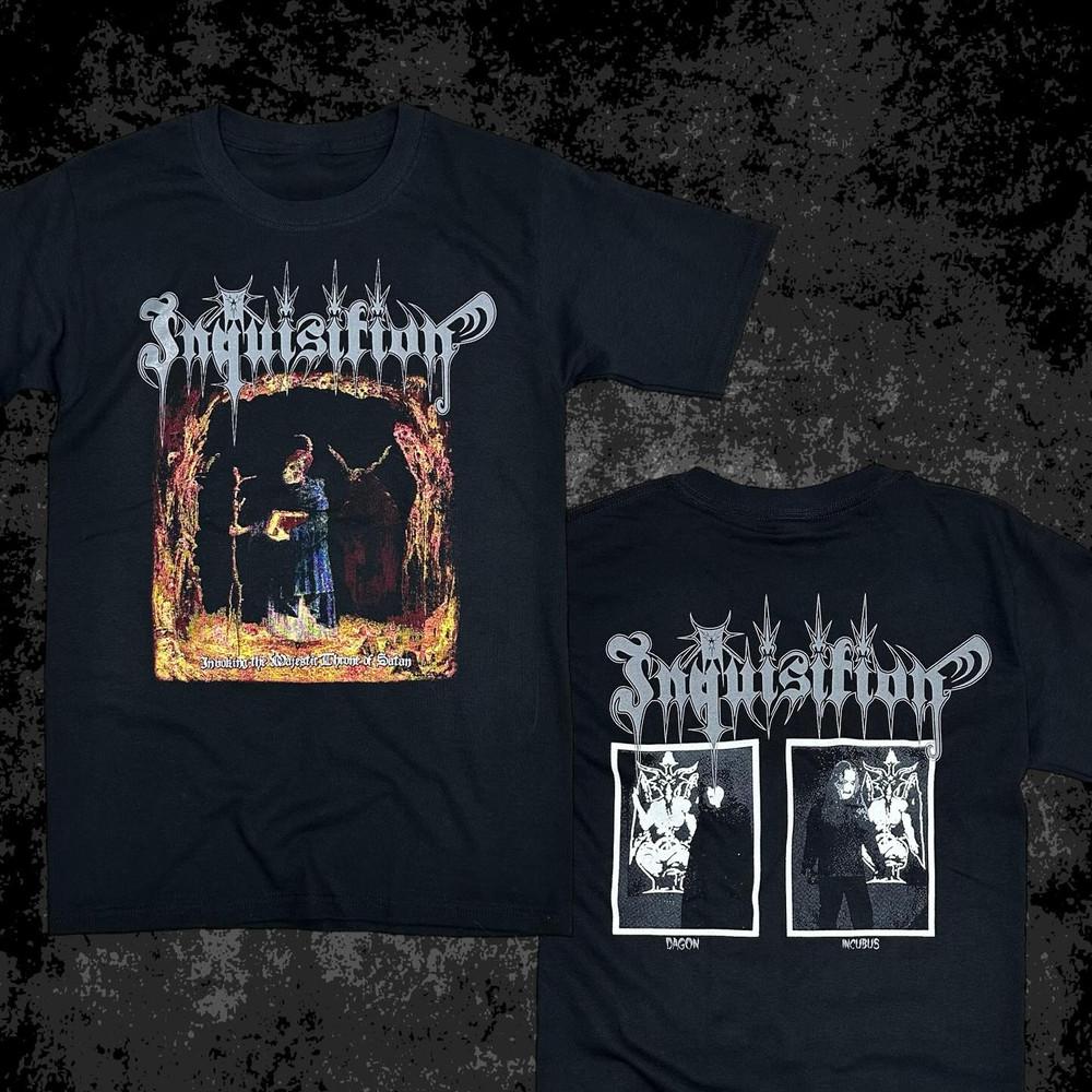 Collection Inquisition Band Album Heavy Cotton Black All Size T ShiEN6EN669 Unisex T-Shirt XL
