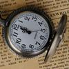 Vintage Antique Steam Train Embossed Quartz Pocket Watch Necklace with Chain Exquisite Jewelry Pendant Ideal Gift for Men