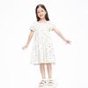Little MO&Co. Girls' Summer Cotton Puff Sleeve Dress