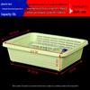 Thickened Rectangular Dense Mesh Plastic Basket