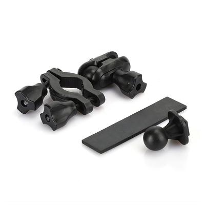 YSDB1601 Black ABS Universal Car Rear View Mirror Mount Phone GPS Fixed Stand BracketSingle Buckle
