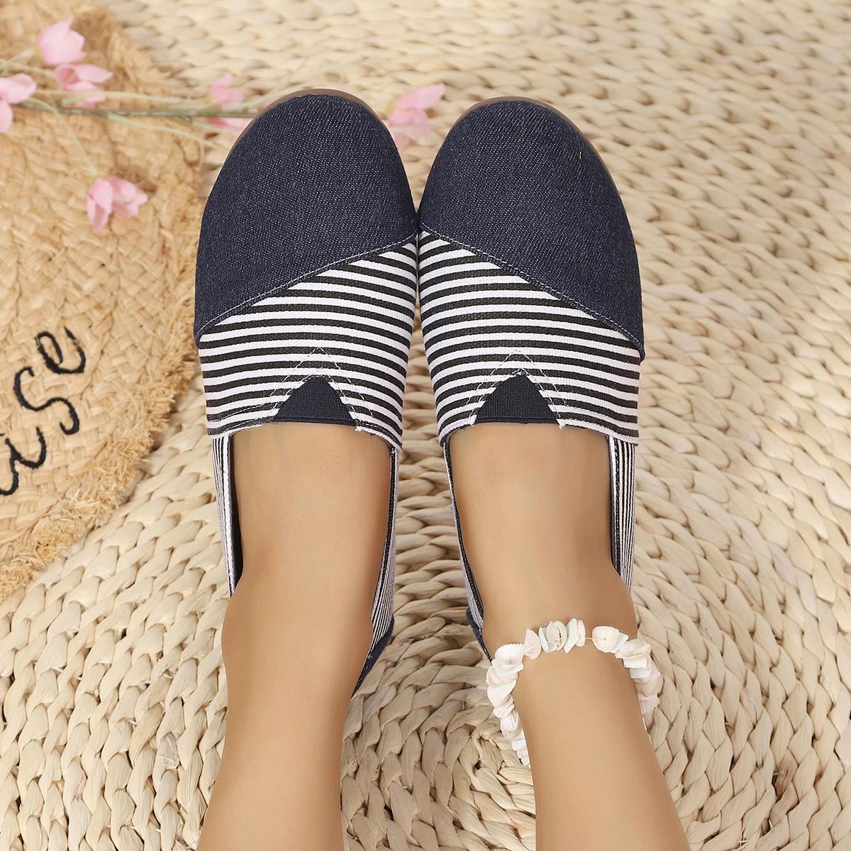 

Fashion Women Flats Espadrilles Patchwork Slip Op Loafers 2025 New Lightweight Outdoor Shoes Women Fashion Comfort Summer Sneakers Women 36 чёрный