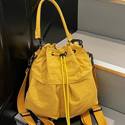 2025 New Summer Simple Large-capacity Handbag Fashion Bucket Bag Women's Bag Korean Personalized Shoulder Messenger Bag