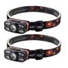 Sensor Headlamp LED High Bright Rechargeable Headlights with RED Light Waterproof Fishing Camping Cycling Induction Head Light