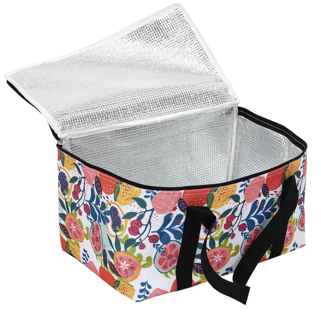 Les Trésors De Lily [A2871] - Bolsa isotérmica 'Frutas' multicolor - 38x24x22 cm