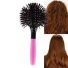 Szczotki do włosów kręconych Wygładzające Delikatne do włosów kręconych Przenośne narzędzie Grzebień do włosów Okrągły do salonu Pielęgnacja domowa Podróż Mężczyźni Kobiety Rodzina