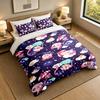 Soft Bedding Set Kirby Pattern, 1 Duvet Cover Plus 2 Pillowcases Stylish Bedroom Home Textile