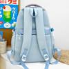 Contrast Color Women Large Capacity Backpack Student School Bag