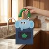 PU Leather Hanging Tissue Bag Cartoon Design Portable Tissue Cover  Bedside