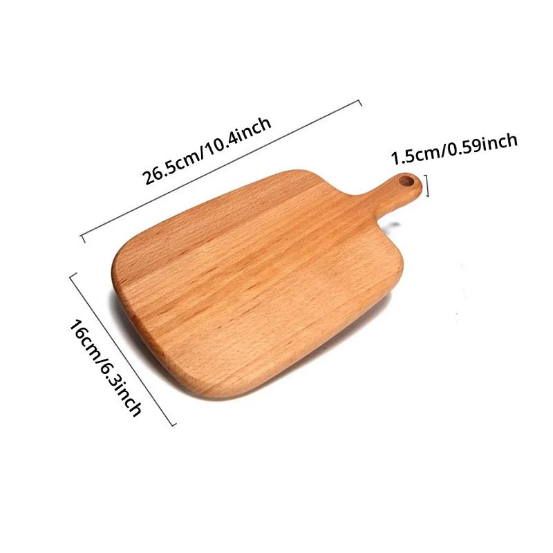 

Kitchen Wooden Chopping Blocks Home Anti-mildew Hangable Cutting Board Multi-functional Sticky Board for Board Bread Fruit Sushi