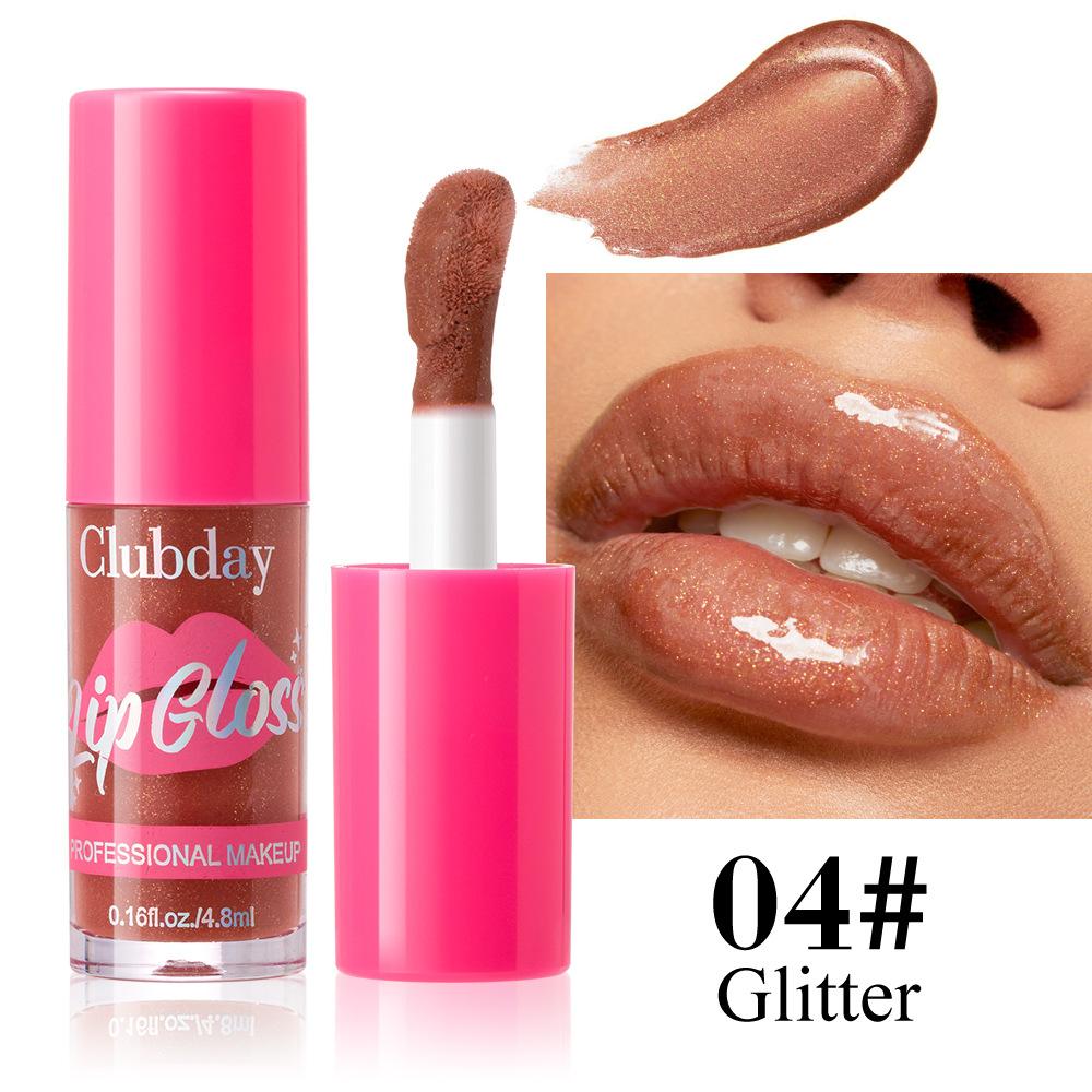 4PCS Pearlescent Moisturizing Lip Glaze Lip Makeup Lasting and Easy To Color Lip Gloss Lipstick