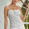 Heart Charm Cuban Chain Necklace Handmade Punk Lariat Y Neckchain Adjustable Length Clavicle Chain Jewelry for Women