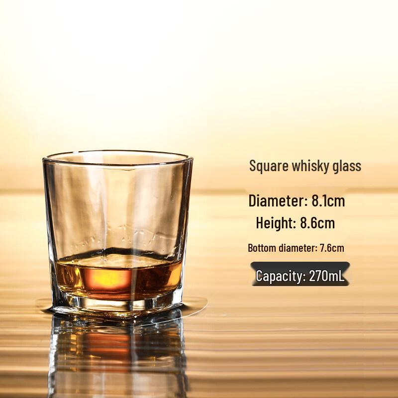 ZISIZ Классический Хрустальный Бокал для Виски и Коктейлей