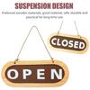 Rope Hanging Store Closed Board OPEN/CLOZED Door Hanging Tag Double Sided Door Sign  Store Door