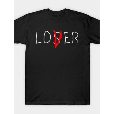 LOVER LOSER Shirt Size US Fashion Streetwear Homme Graphic Designer Clothes Breathable Stylish Unisex Slightly Comfortable Soft Casual Stretched Top