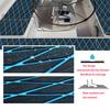 2400x450x6mm Eva Self-adhesive Diamond Foam Boat Flooring Decking Sheet Faux Teak Boat Yacht Rv Floor Mat Non-slip Marine Grade