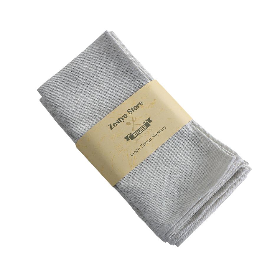 4PCS 40x40cm Colorful Durable Square Cloth Napkin,Reusable Fabric Placemat,for Kitchen Dining Table,Hotel Restaurant Serving