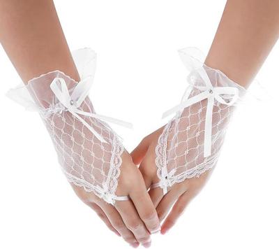 Gloves Outdoor Lace Half Finger Gloves Bridal Wedding Decoration Wedding Gloves