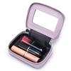 2025 Mini Portable Lipstick Bag with Mirror New Chinese Cowhide Storage Bag Change Coin Earphone Bag