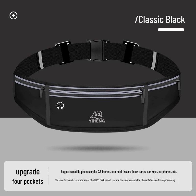 Unisex Waterproof Lightweight Running Waist Bag - Fashionable Outdoor Fitness Gear