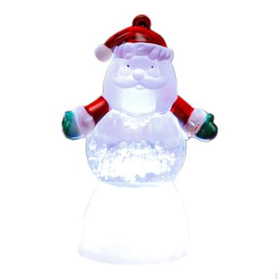 Weihnachtsfigur mit Licht zur Schreibtischnutzung, Feiertags-Nachtlampe Innendekoration
