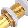 Gold Sink Drain Push Bounce Drain Stopper Anti Clog Basin Drain Stopper  Wash Basin