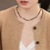 1011 New Double-layer Winding Pearl Necklace Women's Stacked Collarbone Chain Niche Design Light Luxury Temperament Neck Chain Jewelry