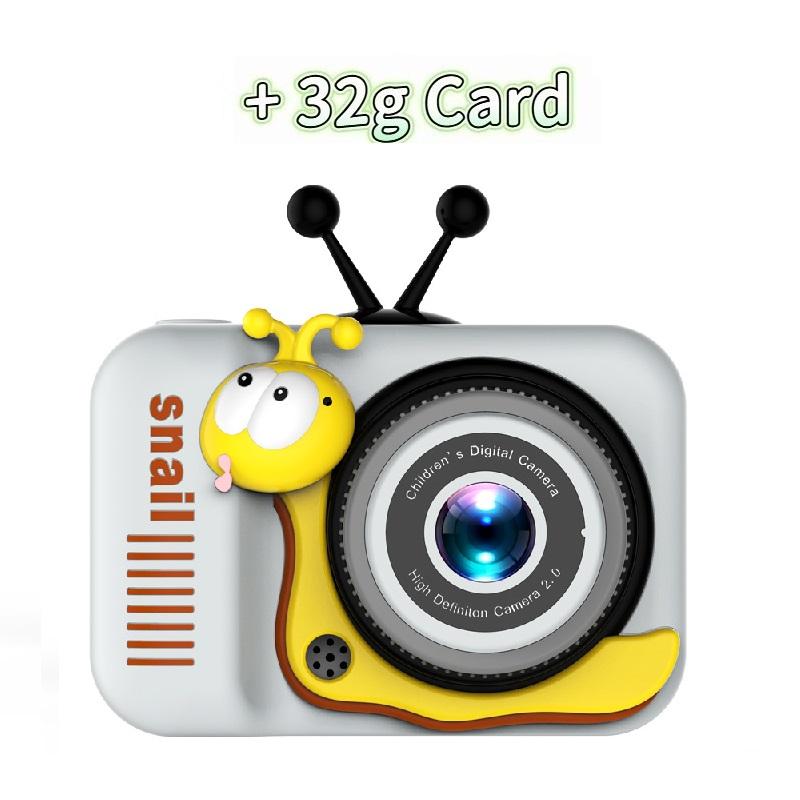 Kinderkamera, Digitalkamera, 20-MP-Kamera, Kinder-Selfie, 4-facher Digitalzoom, 2,0-Zoll-Bildschirm, Doppelobjektiv