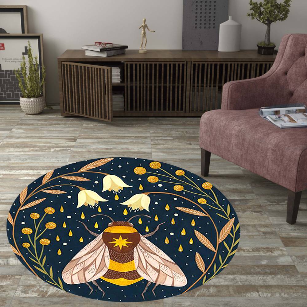 

Mosimoso Home H1120 Ковер с точечной подошвой и цифровой печатью 100x100 cm