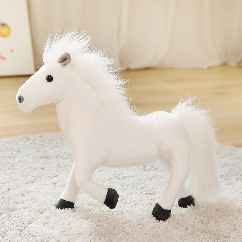 Pony Doll Plush Toy Simulation Animal Doll Horse Children Amazon Ornament Wholesale Sweaty Horse Gift
