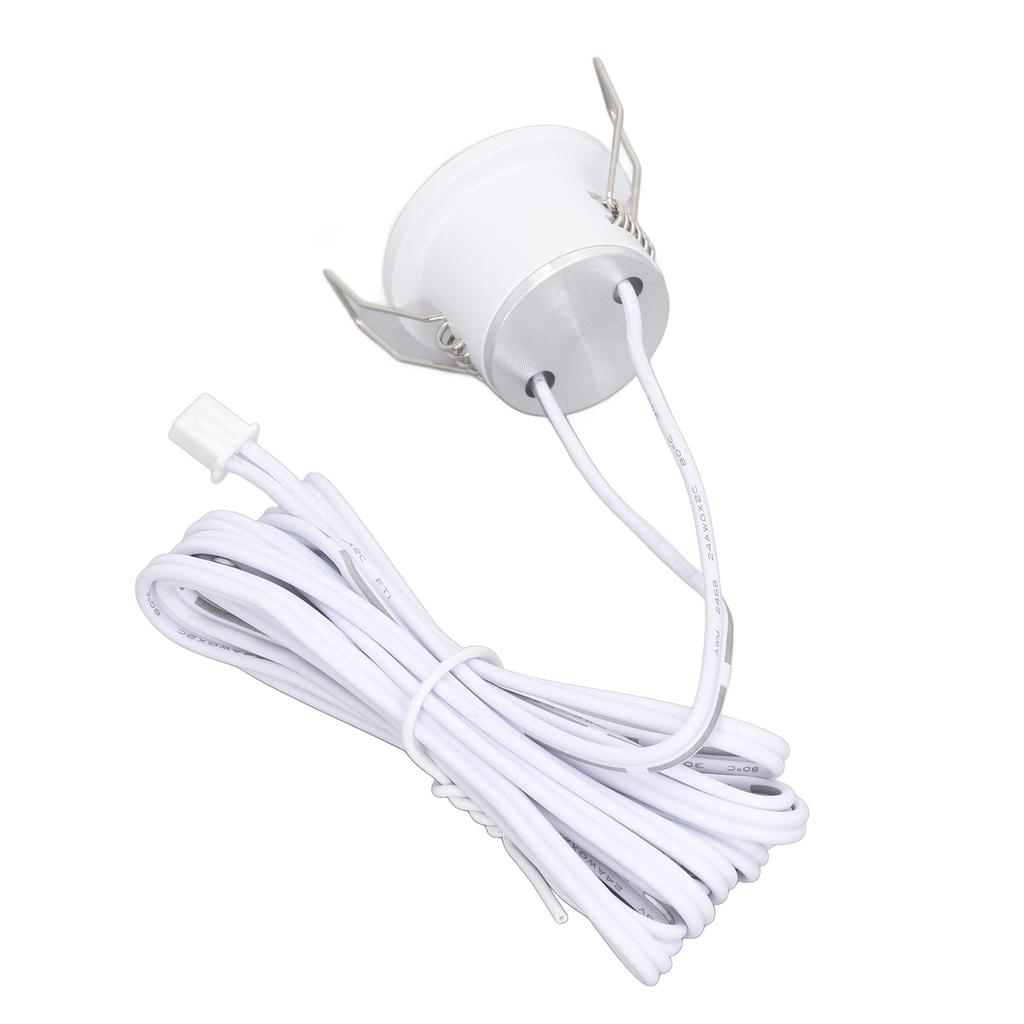 Small LED Spot Lights 28mm Hole Recessed Mounting Mini Display Lamps for Jewelry Cabinet