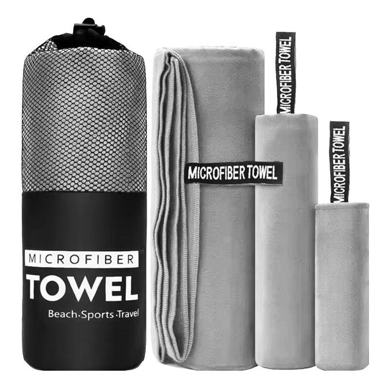 3PCS/Set Microfiber Workout Towels For GYM Sweat Quick Dry Sports Towel for Yoga, Running, Camping, Beach, Swimming Pool& More
