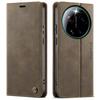 For Xiaomi 17 Ultra / Xiaomi 17 Luxury Wallet Case, Retro PU Leather Flip Cover with RFID Blocking Card Holder, Magnetic Closure