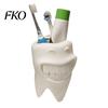 Bathroom Accessory 3D Printed Toothbrush Holder, Artistic Tooth Model Stable Base Minimalist Holder Smiling Stand, Desktop Display Stand for