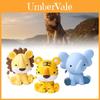 Tema Animal da Floresta Selva Boneca Tigre Leão Molde Decorativo para Bolo de Aniversário para Chá de Bebê e Festas de Aniversário
