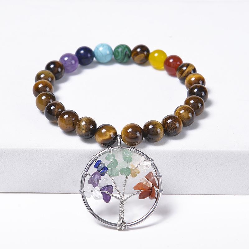 

JYL TS Bracelet Crown Lapis Lazuli Beaded Elegant Enhances Wisdom & Prosperity tiger eye банан желтого