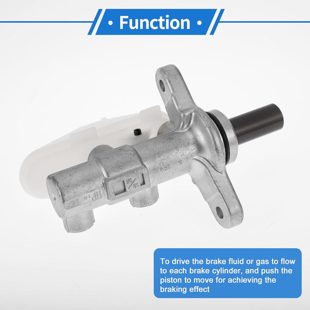 1 Pcs Brake Master Cylinder for Honda Civic 2012-2015 Durable Aluminum Alloy,Plastic Engine Compartment Hydraulic Master Cylinder with Reservoir