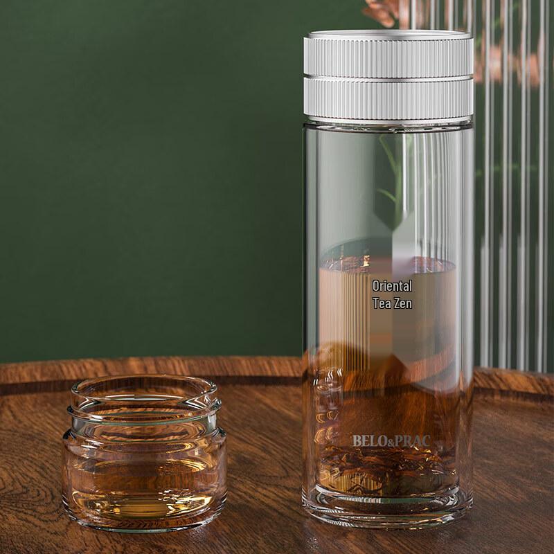 BeiluoKe BK059 Double-Layer Borosilicate Glass Tea Cup