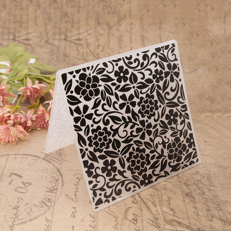 15X15cm Embossing Folders for Card Making Embossing Stencil Template DIY Plastic Paper Card Decorating Mold for Scrapbook