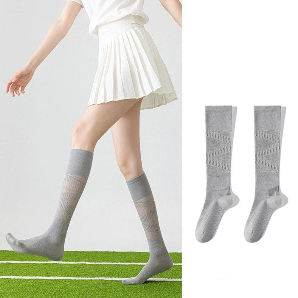 

Thin Style Pressure Socks Breathable Mesh Fitness Sports Calf Socks Running Socks For Women