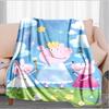 Princess Peppa Blanket Suitable for Sofas, Beds, Offices, And Camping - Perfect Gift for Halloween Christmas
