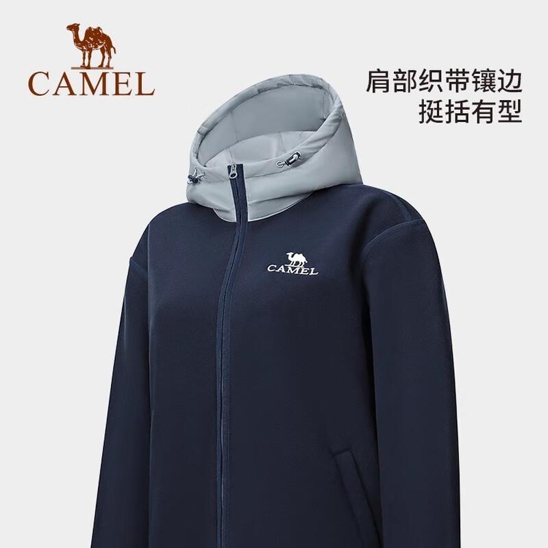 CAMEL Женская теплая флисовая куртка с капюшоном A23CA5J083 XL