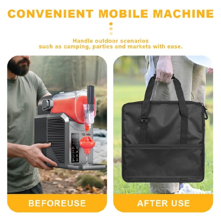 Weatherproof Blender Transport Bag Shock Absorbing Interior Ergonomic Handle Systems for Outdoor Picnics Markets