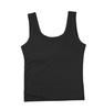Women’s Sleeveless Ribbed Knit Tank Top Round Neck Fitted Basic Casual Stretchy Soft Undershirt for Summer Daily Wear