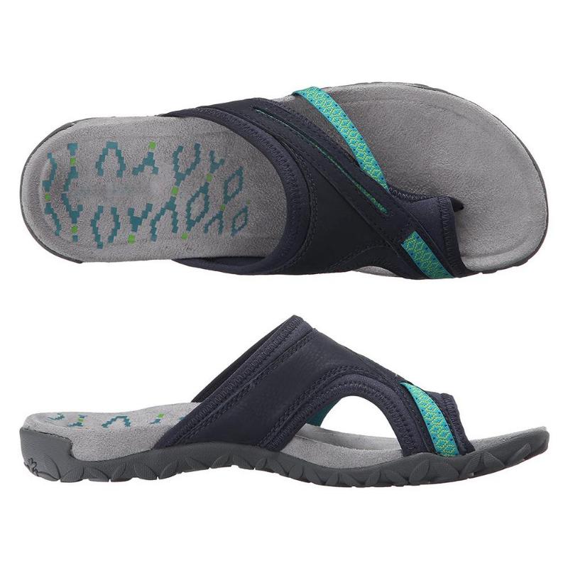 Móda 2025 Léto Dámské Klínkové Prémiové Ortopedické Sandály s Otevřenou Špičkou Vintage Protiskluzová Kůže Ležérní Dámská Platforma Retro Boty