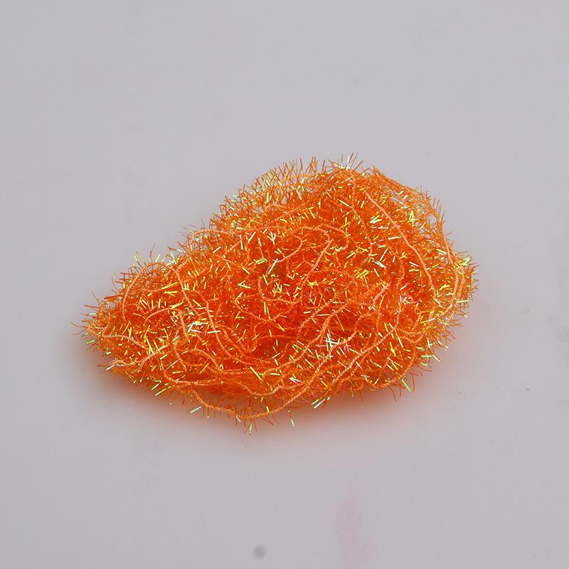 Chenilă cu sclipici față-verso pentru legarea muselor: Fir de Ninfa de Cristal Colorat