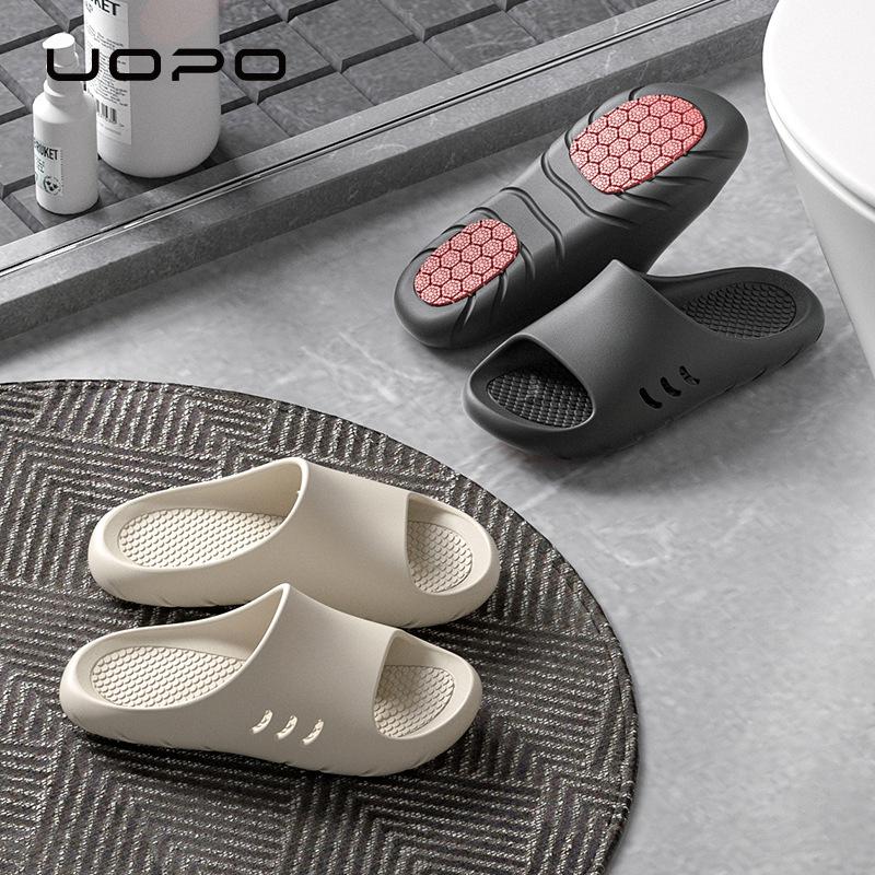 Antibacterial Non-slip Cool Slippers Couple Indoor Home Bathroom Bath Slippers 2025 New Product Simple Sandals for External Wear