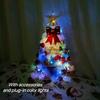 PVC Artificial Christmas Tree for Home Decoration Small Party Decorations Package 45cm
