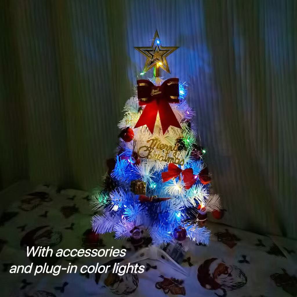 PVC Artificial Christmas Tree for Home Decoration Small Party Decorations Package 45cm
