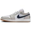 Zapatillas Air 1 Low Georgetown para Hombre Blanco Gris Neutro Goma Marrón Medio 553558-146
